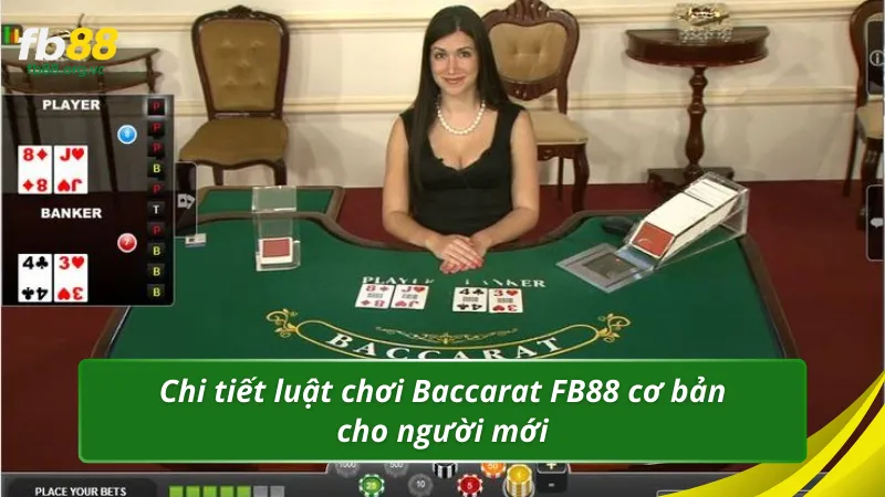 Chi tiết luật chơi Baccarat FB88 cơ bản cho người mới