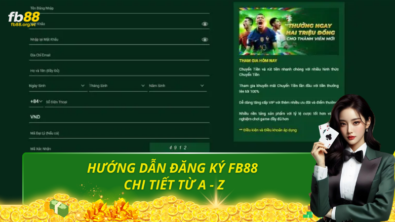 Hướng dẫn đăng ký fb88
