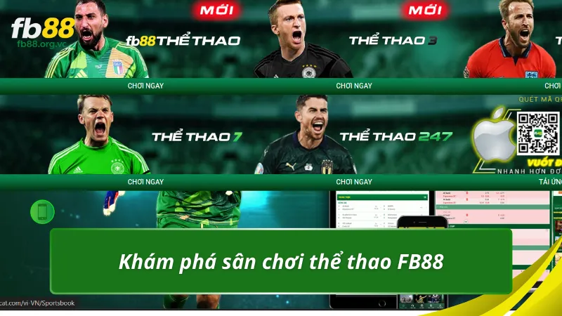 Khám phá sân chơi thể thao FB88 uy tín, xanh chín