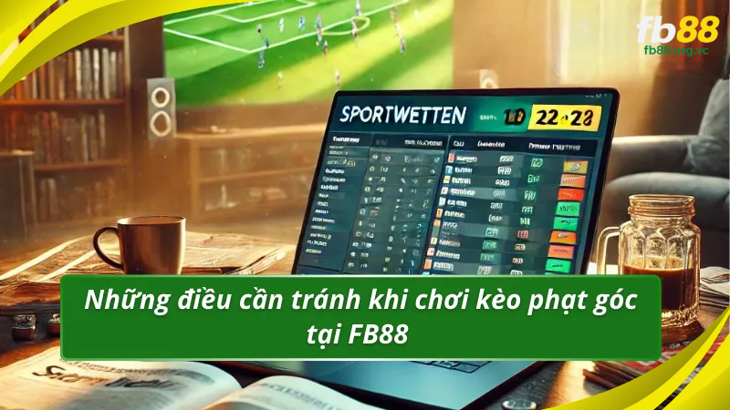 Những điều cần tránh khi chơi kèo phạt góc tại FB88